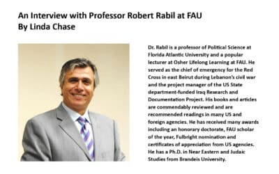 An Interview with Professor Robert Rabil at FAU By Linda Chase